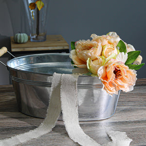 Galvanized Tub Oval 15 Inch