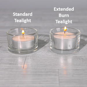 Richland Extended Burn Tealight Candles White Unscented Set of 400