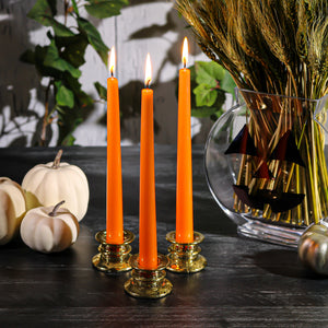 Richland Athena Taper Candle Holder Gold Set of 12