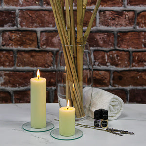 Richland Pillar Candle 2"x3" Ivory Set of 20