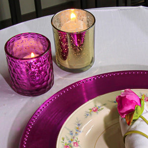 Richland Votive Holder Grande Gold Mercury Set of 12