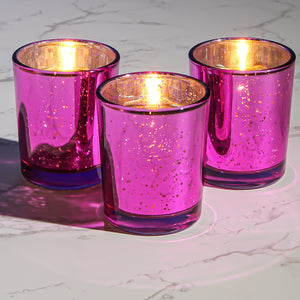Richland Votive Holders Pink Mercury