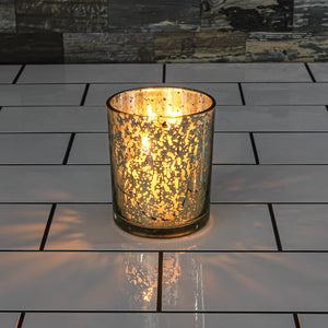 Richland Votive Holder Grande Gold Mercury