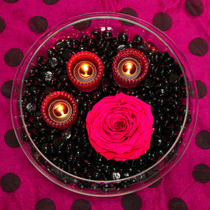 Richland Votive Holder Hobnail Pink Set of 72