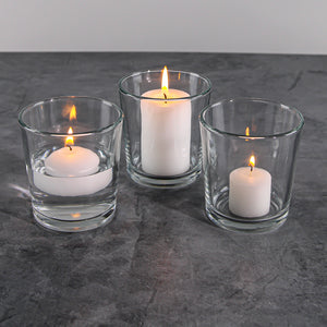 Richland Pillar Candle 2"x3" White Set of 20