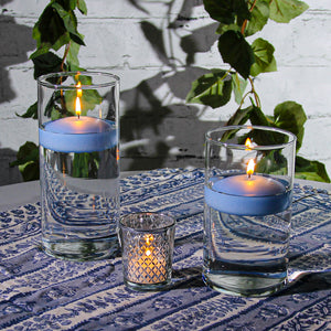 Richland Silver Lattice Glass Holder - Small Set of 12