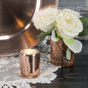 Richland Rose Gold Mercury Votive Holder Set of 72