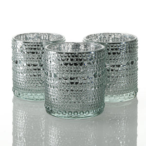 Richland Mercury Candle Holder Pearly Silver