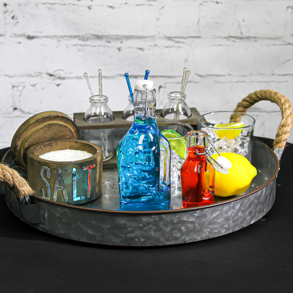 Richland Large Glass Jar with Topper Set of 24