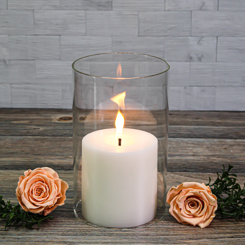 richland 4 x 4 white pillar candle