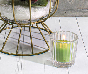 Richland Votive Candles Green Vanilla Lime Scented 10 Hour Set of 12