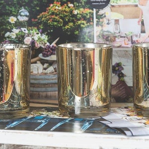 richland votive holder grande gold mercury set of 72