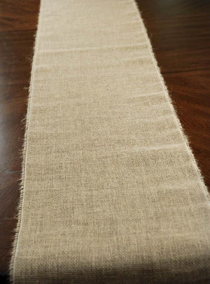 burlap table runner 12 5 wide x 96in