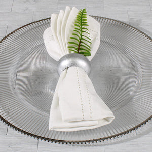 Richland Napkin Ring 2.3" Silver Set of 24