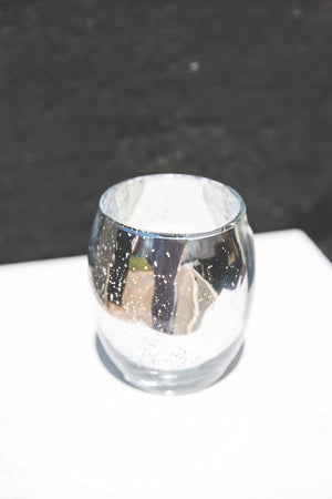 Richland Grande Hurricane Votive Holder Silver Mercury Set of 72