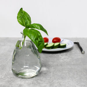 Richland Boho Teardrop Glass Bottle 4.5" Set of 48