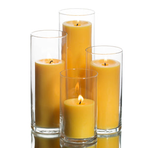richland pillar candles eastland cylinder holders set of 4