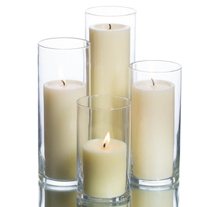 richland pillar candles eastland cylinder holders set of 4
