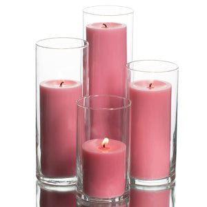 richland pillar candles eastland cylinder holders set of 4