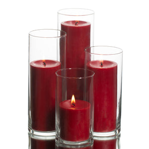 richland pillar candles eastland cylinder holders set of 4
