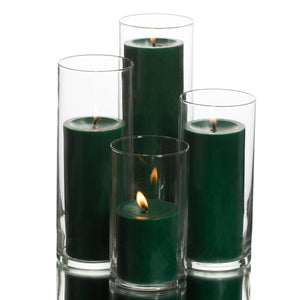 Richland Pillar Candles & Eastland Cylinder Holders Set of 4