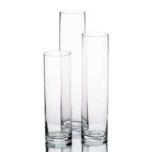 richland sloan cylinder vase 3 x 9 75 set of 24
