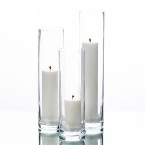 richland pillar candles sloan cylinder vases set of 3