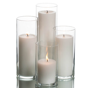Richland Pillar Candles & Eastland Cylinder Holders Set of 4