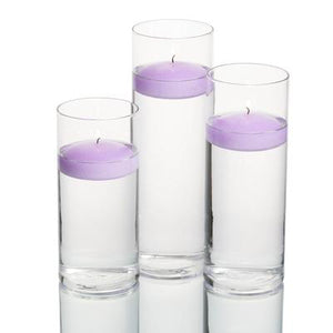 Richland Floating Candles & Eastland Cylinder Holders Set of 10