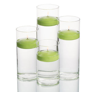 richland floating candles eastland cylinder holders set of 4