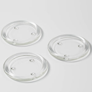 eastland pillar candle holder glass set of 12