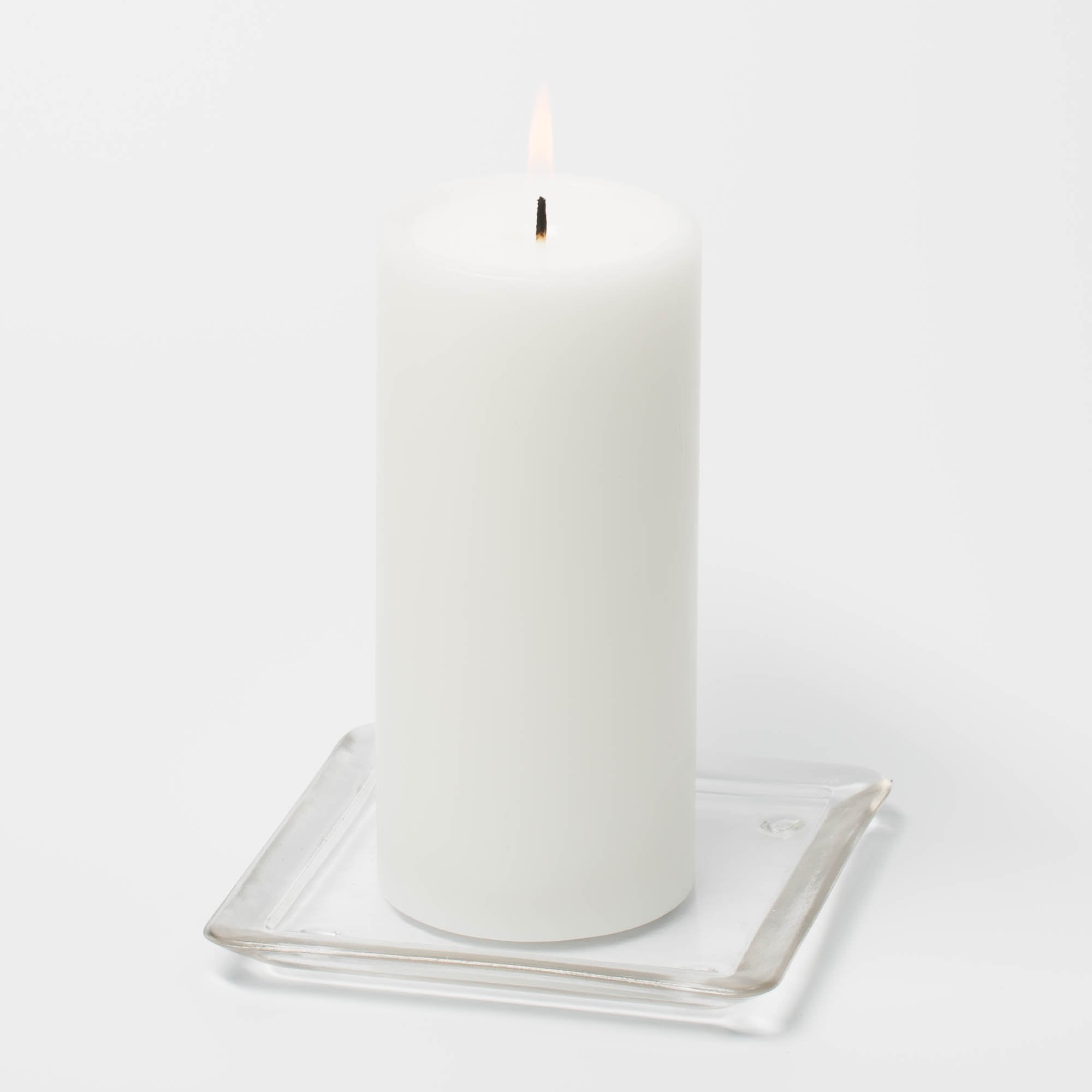 square glass pillar holder 1131 12