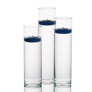 eastland tall cylinder vases with richland floating candles set of 18