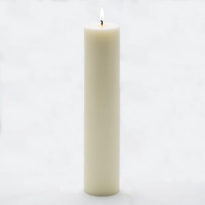 richland pillar candle 2 x9 light ivory