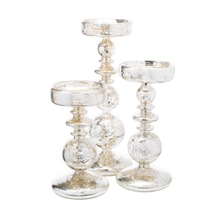 richland pillar holders unique mercury bubble set of 3