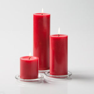 pillar candles square holders set 03