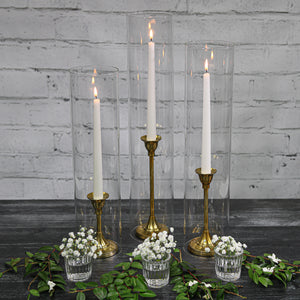 Richland Glass Chimney Candle Shade 4" x 18" Set of 12
