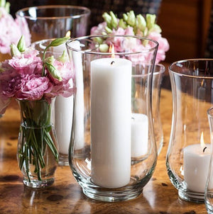 Eastland Adena Hurricane Vase 10.5" Set of 2