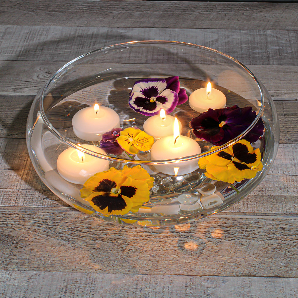 Richland Floating Candles 1.5" White Set of 40