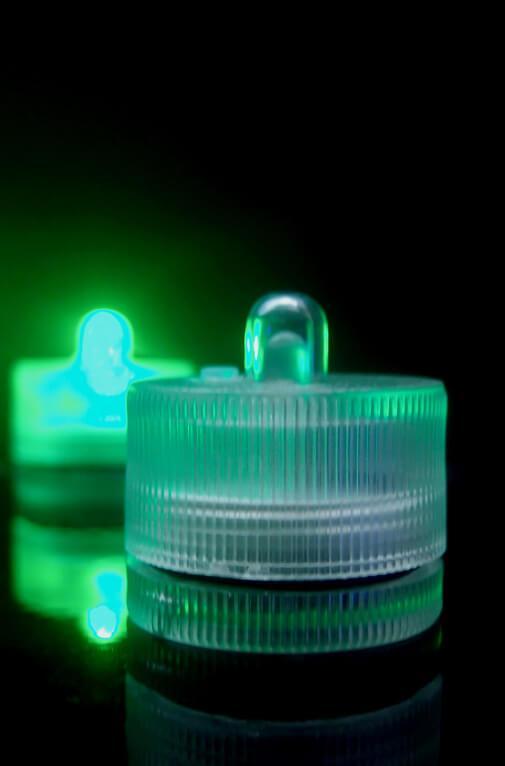 10 Green Floralytes I Submersibe LED Light