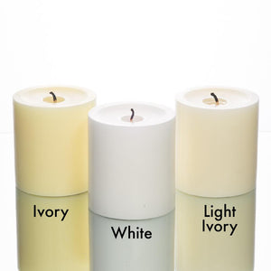Richland Pillar Candles 2"x3", 2"x6", 2"x9" Set of 30