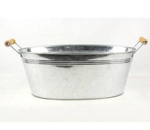 Galvanized Tub Oval 15 Inch