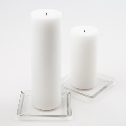 square glass pillar holder 1131 36