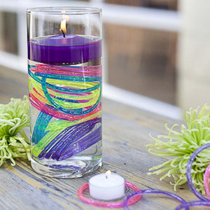 Richland Floating Candles 3" Purple Set of 72