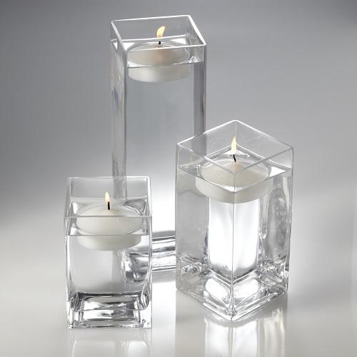 Richland Floating Candles & Eastland Square Holders Set of 18